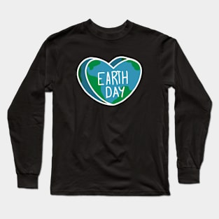 Earth Day Heart Long Sleeve T-Shirt